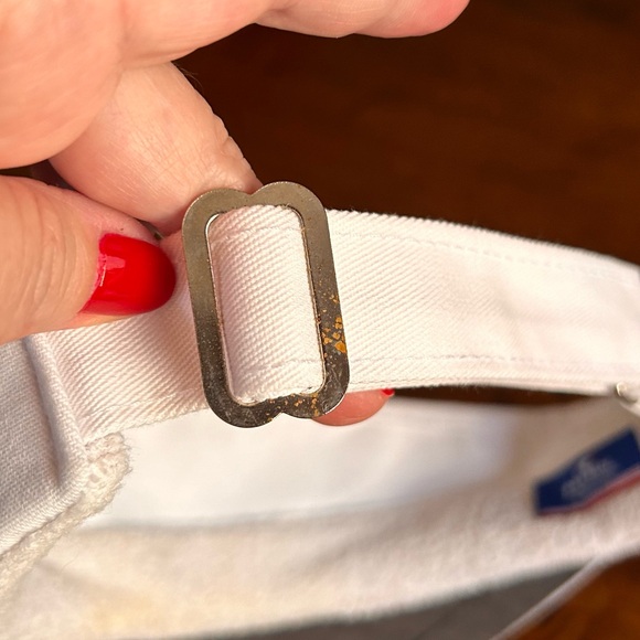 Bacara Resort White Fabric Women’s Visor Adjustable EUC - Picture 9 of 9